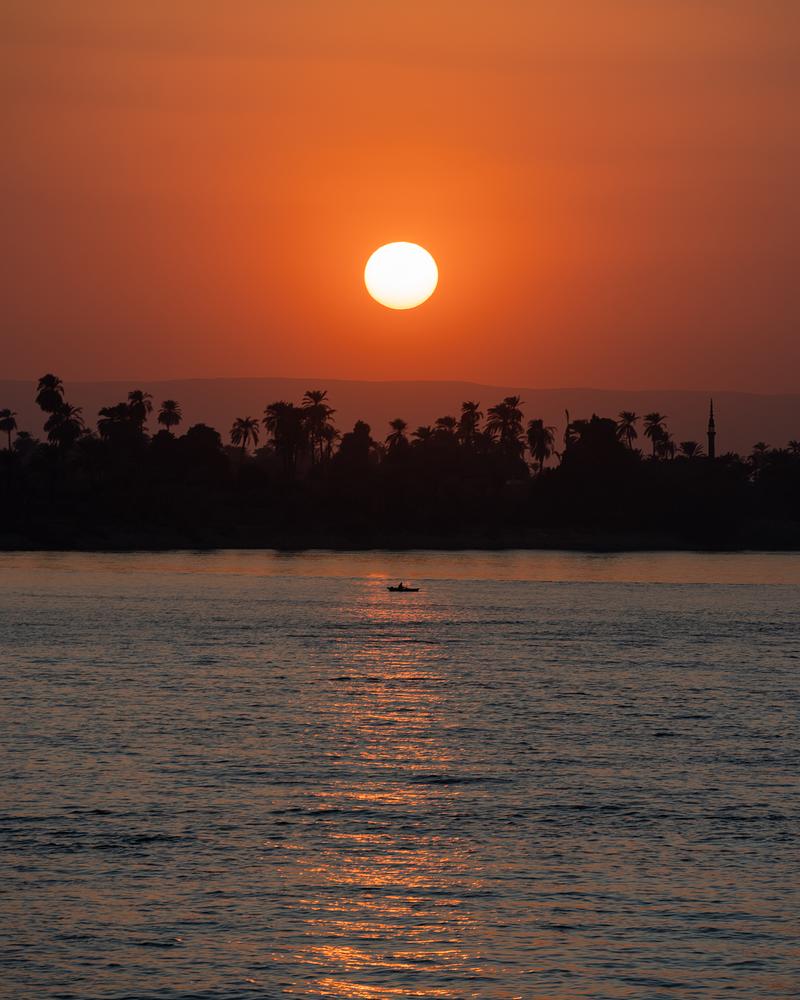 nubian sunset over the nile