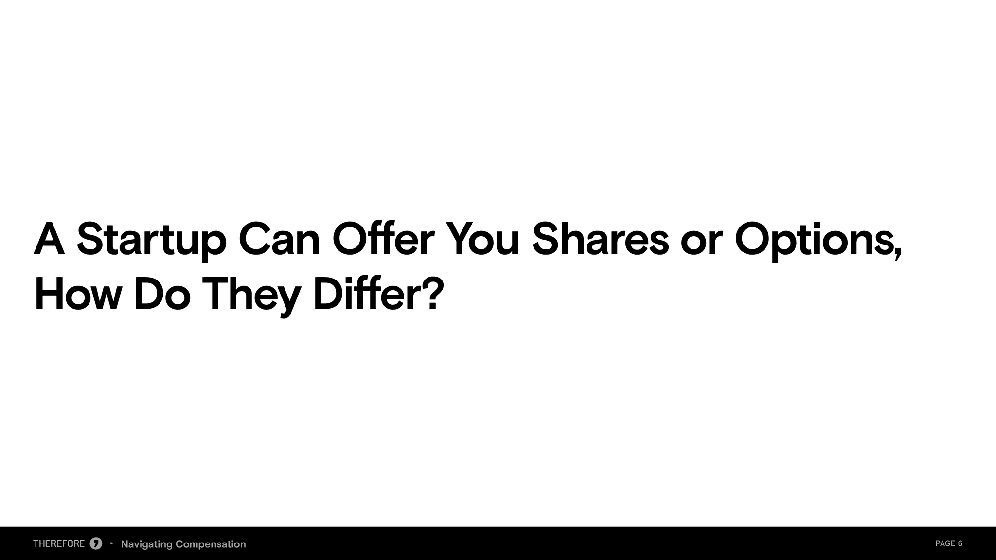 Navigating Compensation webinar deck, slide 7 of 19.