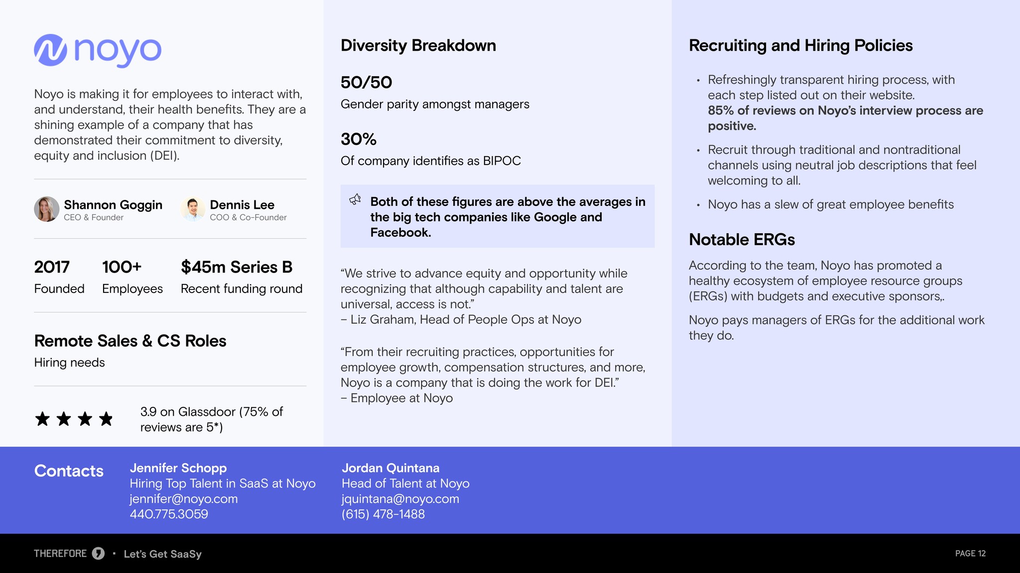 A slide from the DEI webinar series.
